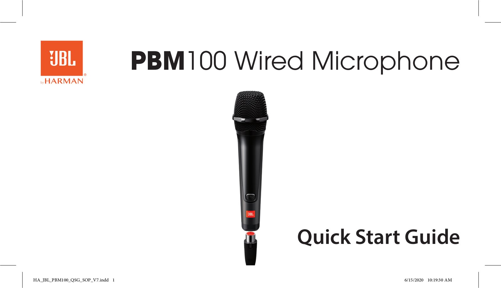 JBL JBLPBM100BLK User Manual