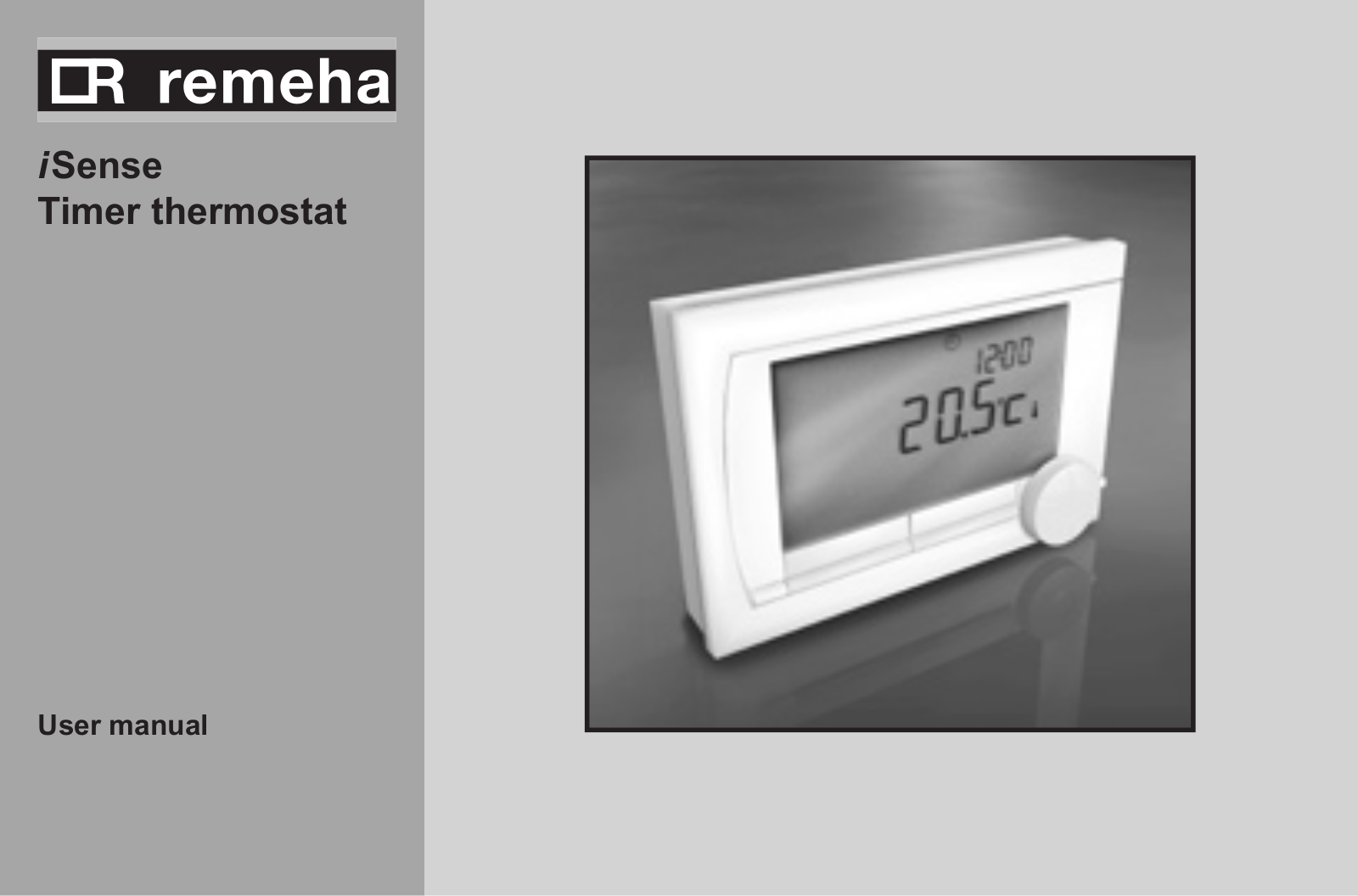 remeha Timer thermostat User manual