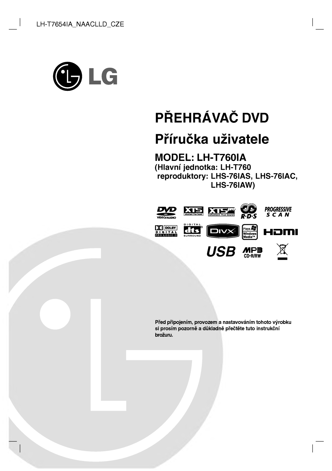 Lg LH-T760IA User Manual