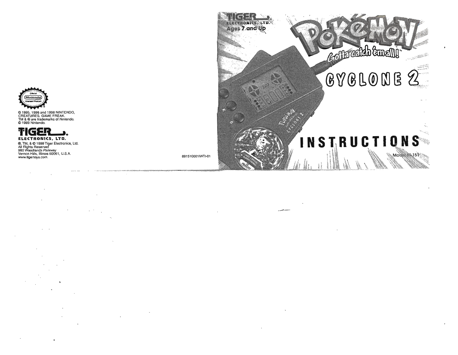 Hasbro CYCLONE 2 User Manual