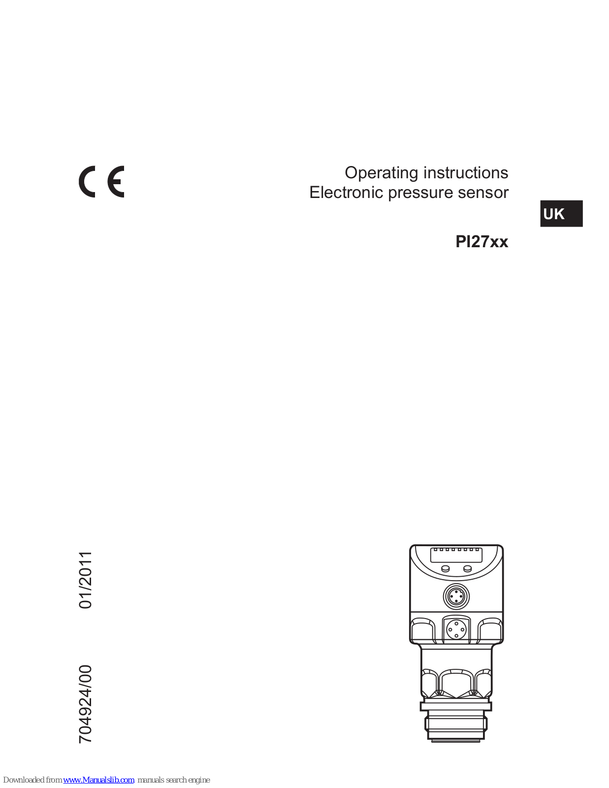 IFM Electronic PI2798, PI2799, PI2797, PI2796, PI2795 Operating Instructions Manual