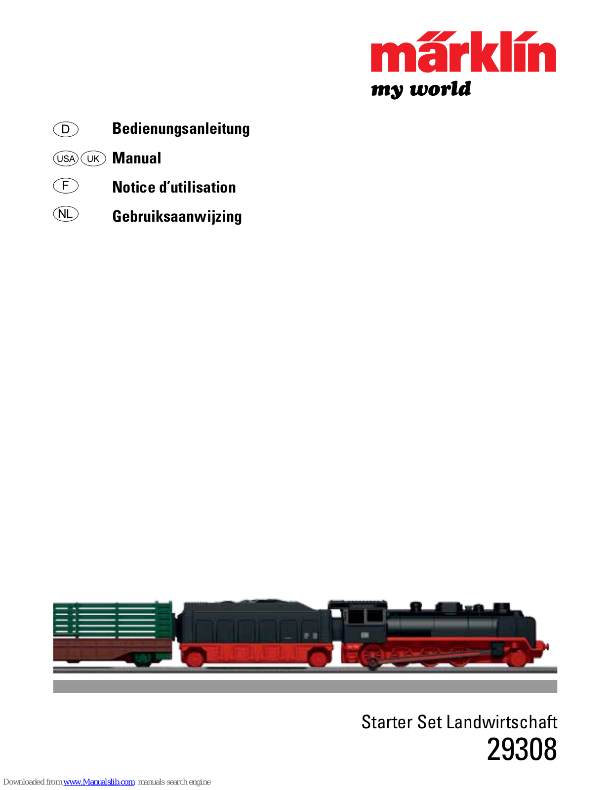 marklin 29308, ICE User Manual