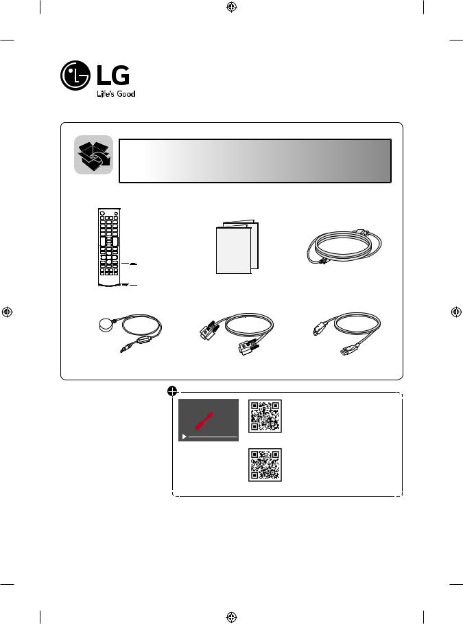 LG 86BH7C-B QUICK SETUP GUIDE