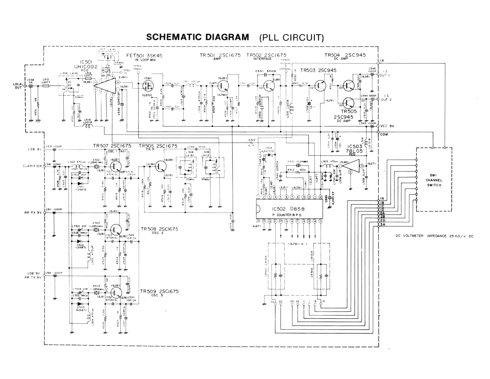 Midland 79-893 Schematic