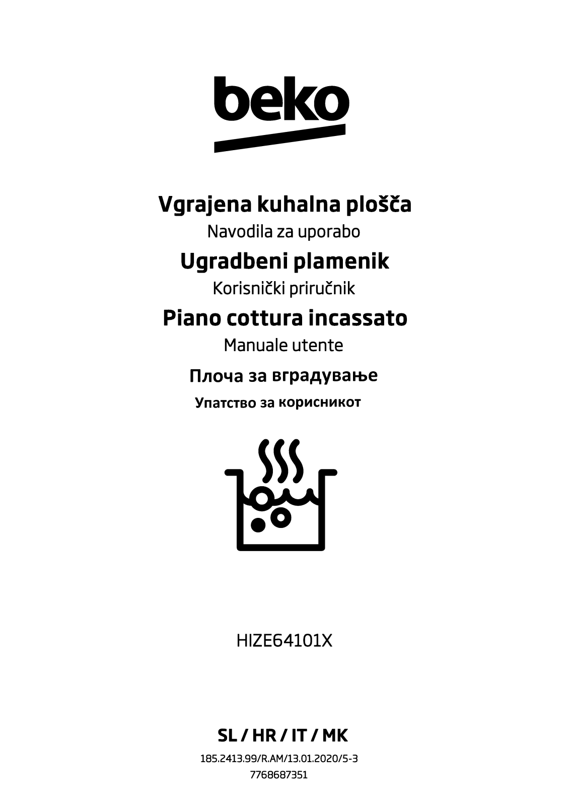 Beko HIZE64101X User manual