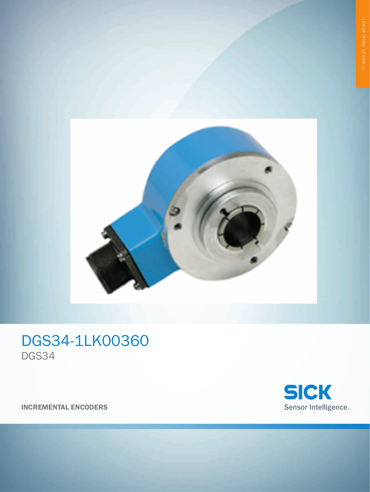 Datasheet DGS34-1LK00360 DataSheet (Sick) - ManualMachine.com