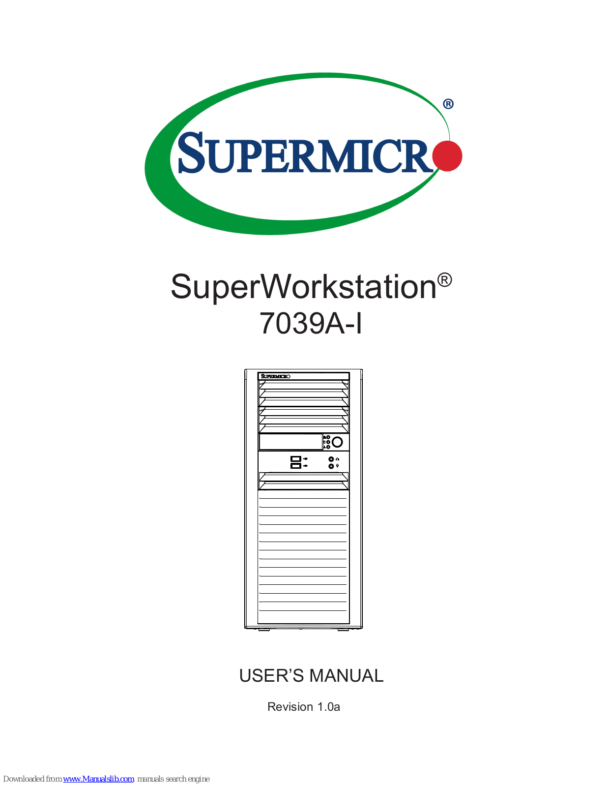 Supermicro SuperWorkstation 7039A-I User Manual