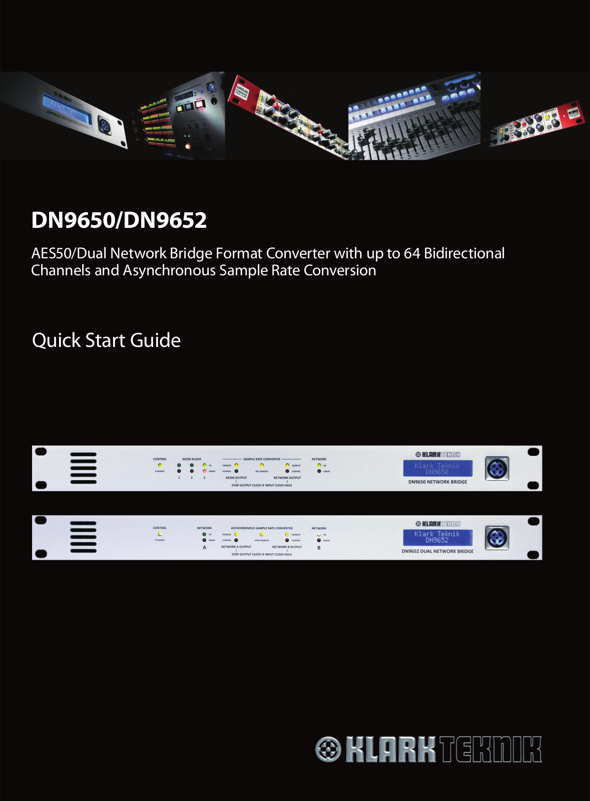 Klark teknik DN9652, DN9650 User Manual