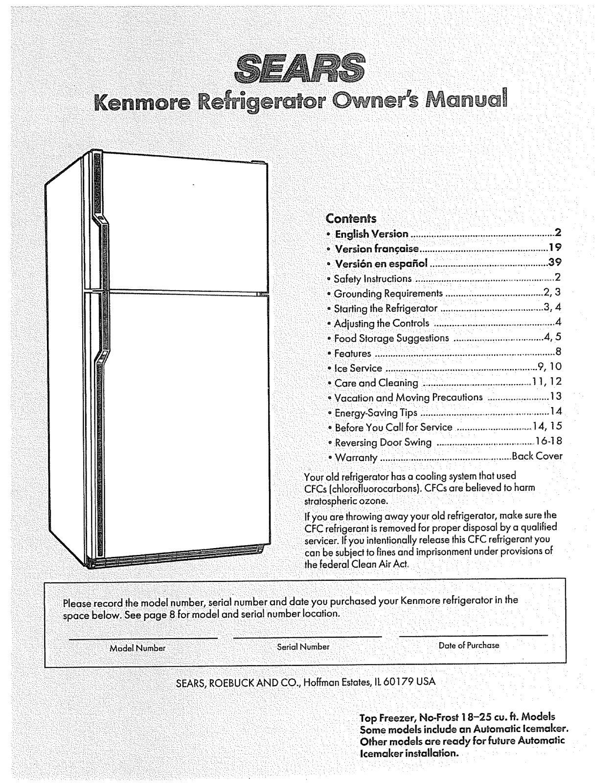 Kenmore 3639774781, 3639774721, 3639774711, 3639771681, 3639771671 Owner’s Manual - ManualMachine.com