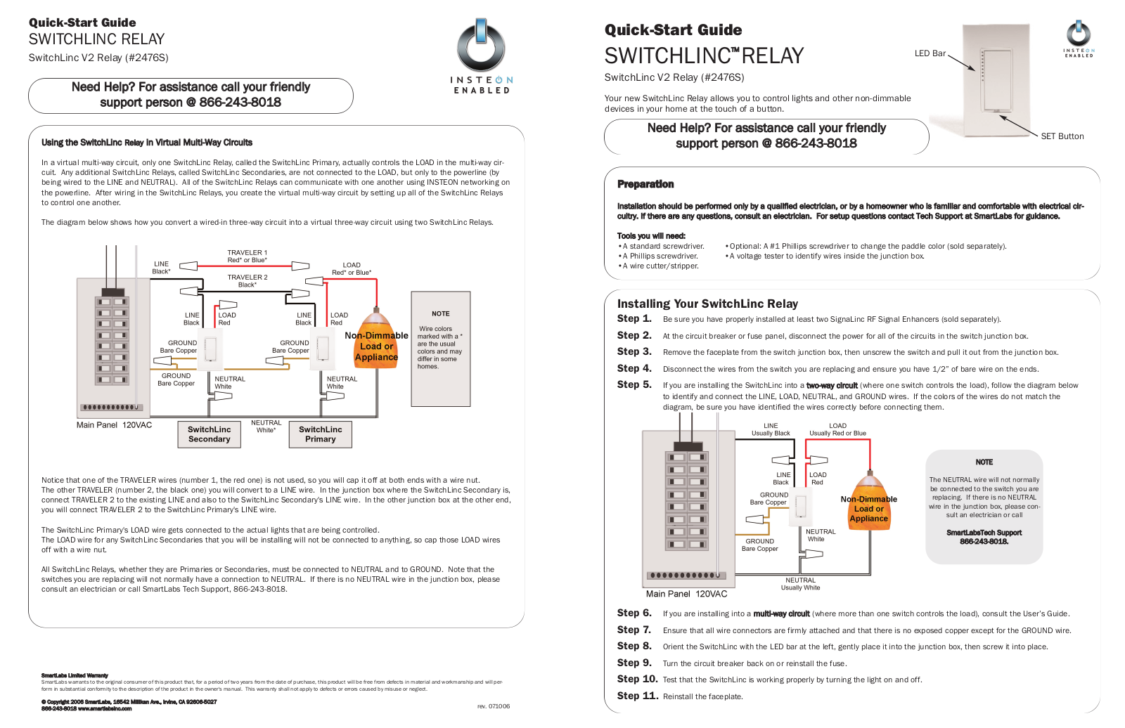 INSTEON 2476S User Manual