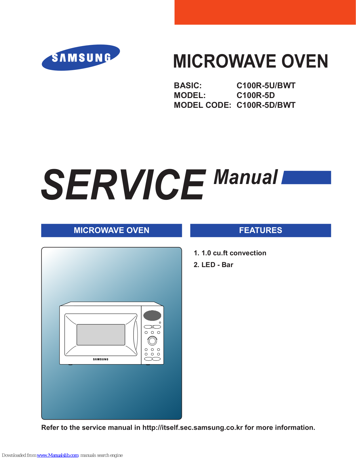 Samsung C100R-5D, C100R-5U Service Manual