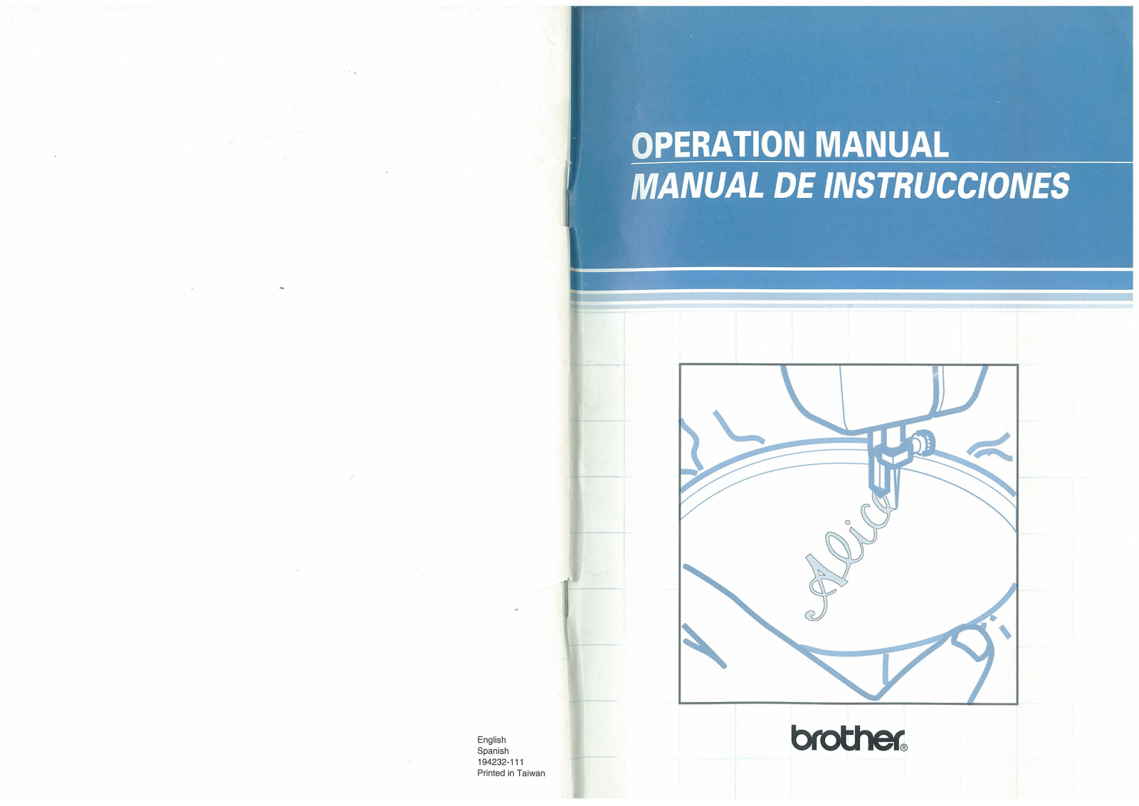 Brother XR-40 Operation Manual
