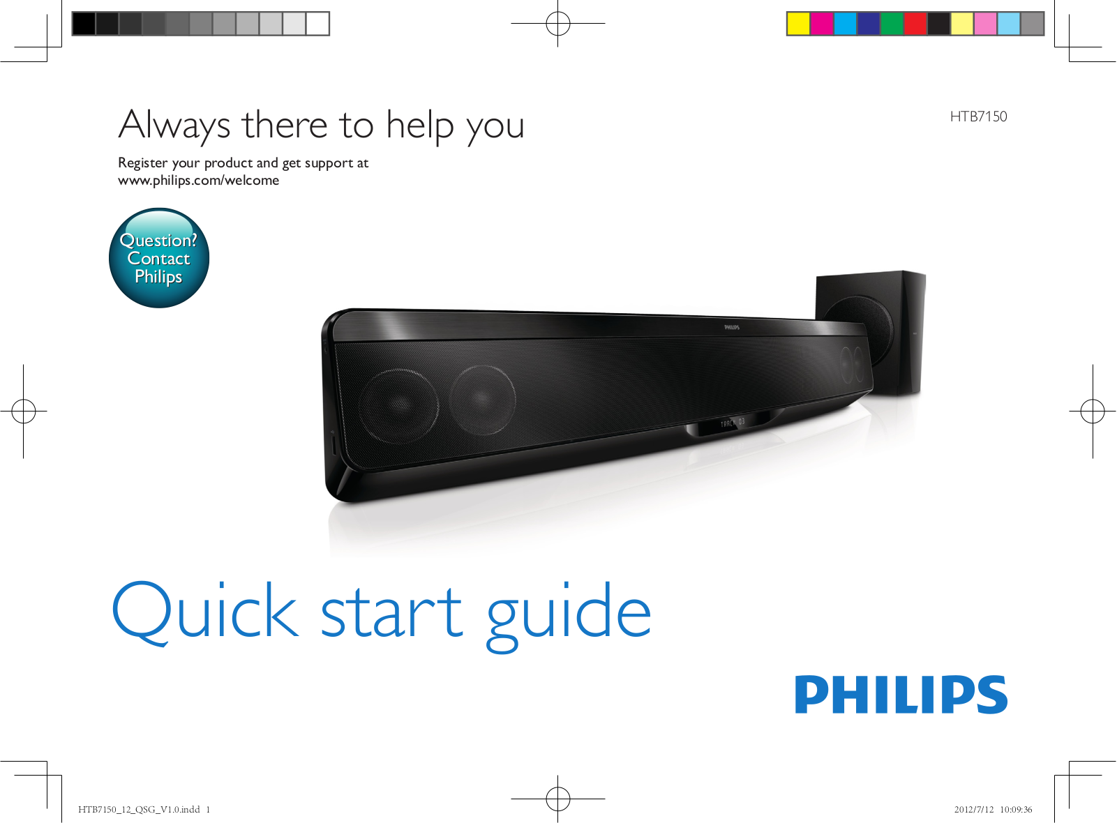 Philips HTB7150 User Manual