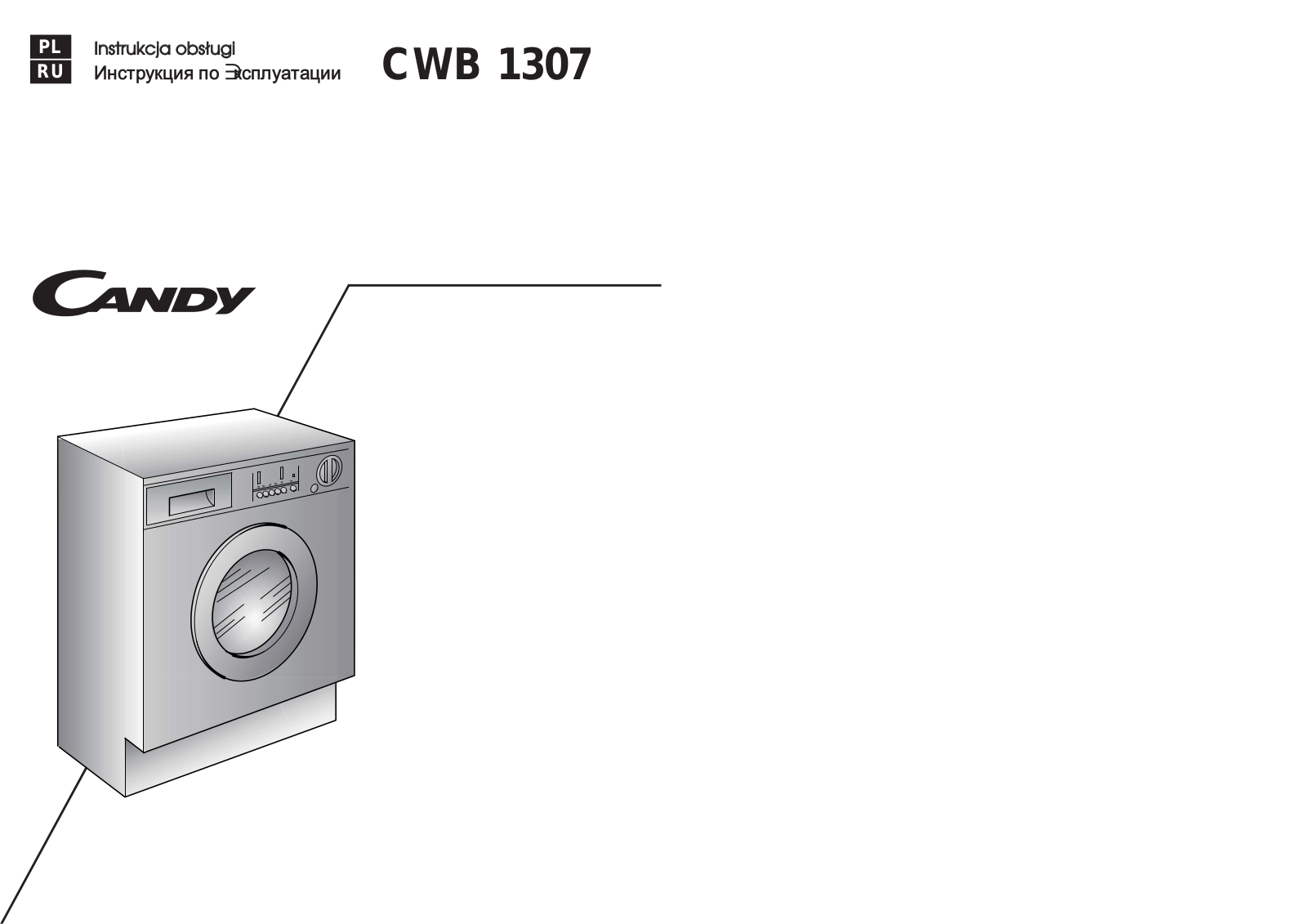 Candy CWB 1307 User Manual