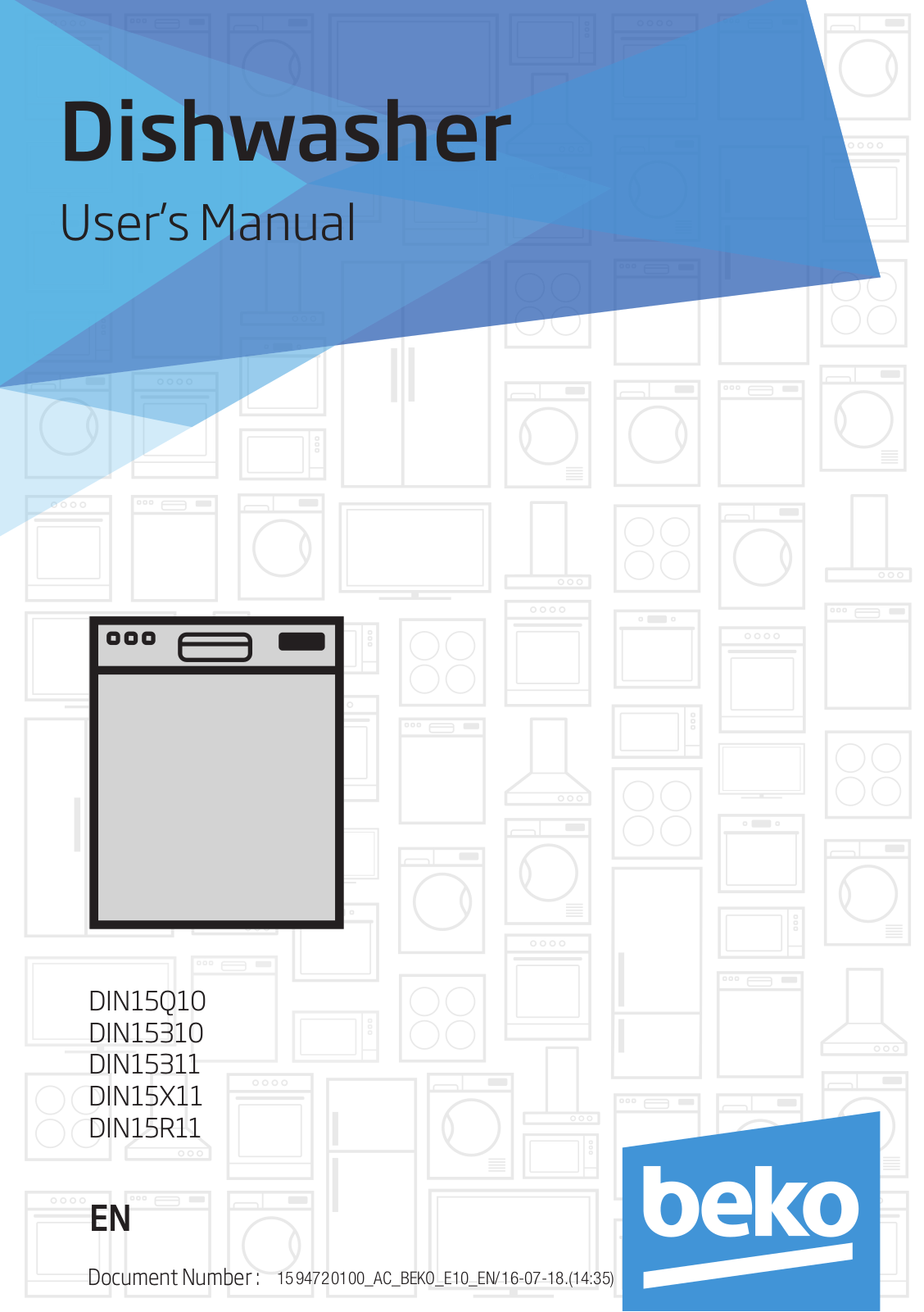 Beko DIN15311 Instruction manual