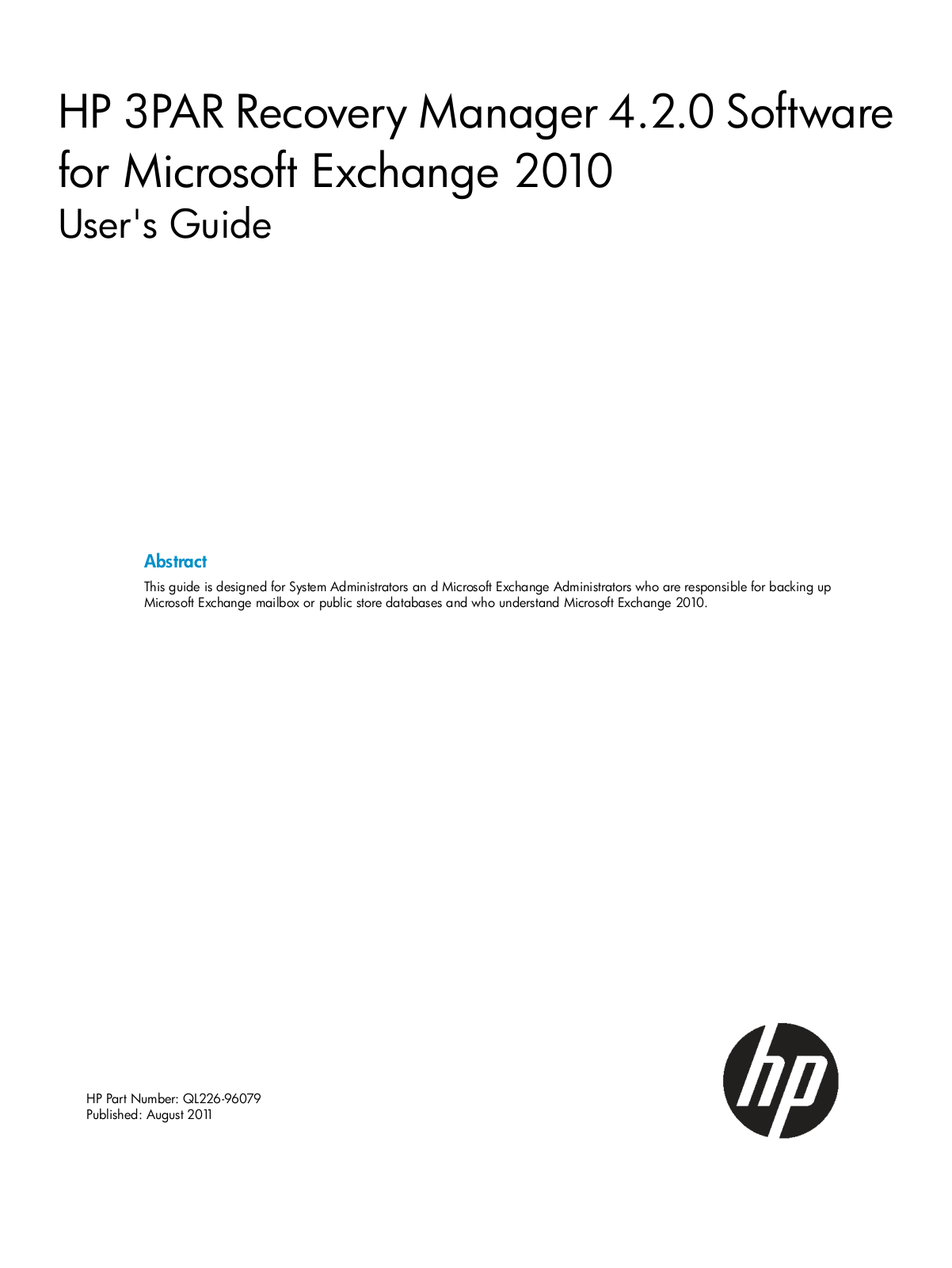 HP Application Software Suite for Microsoft Exchange Licenses User Manual