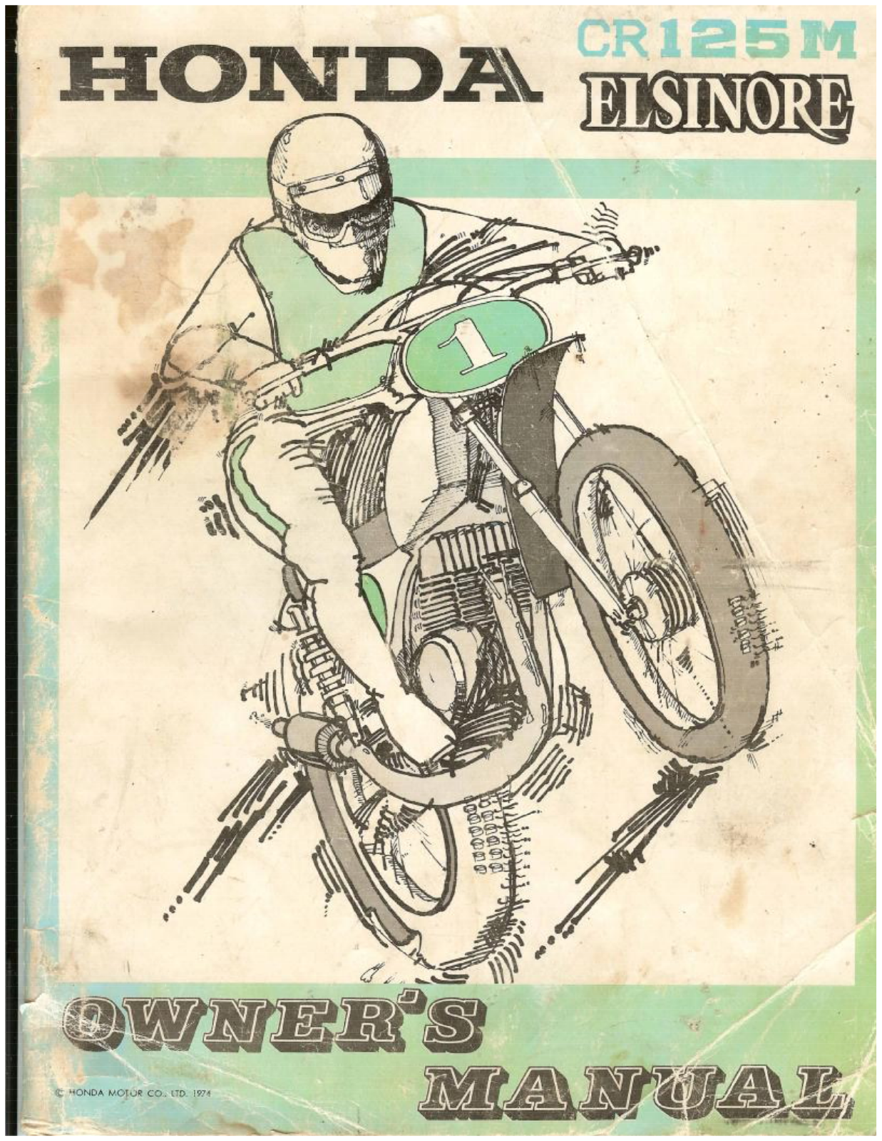 Honda CR125M Elsinore Owner's Manual