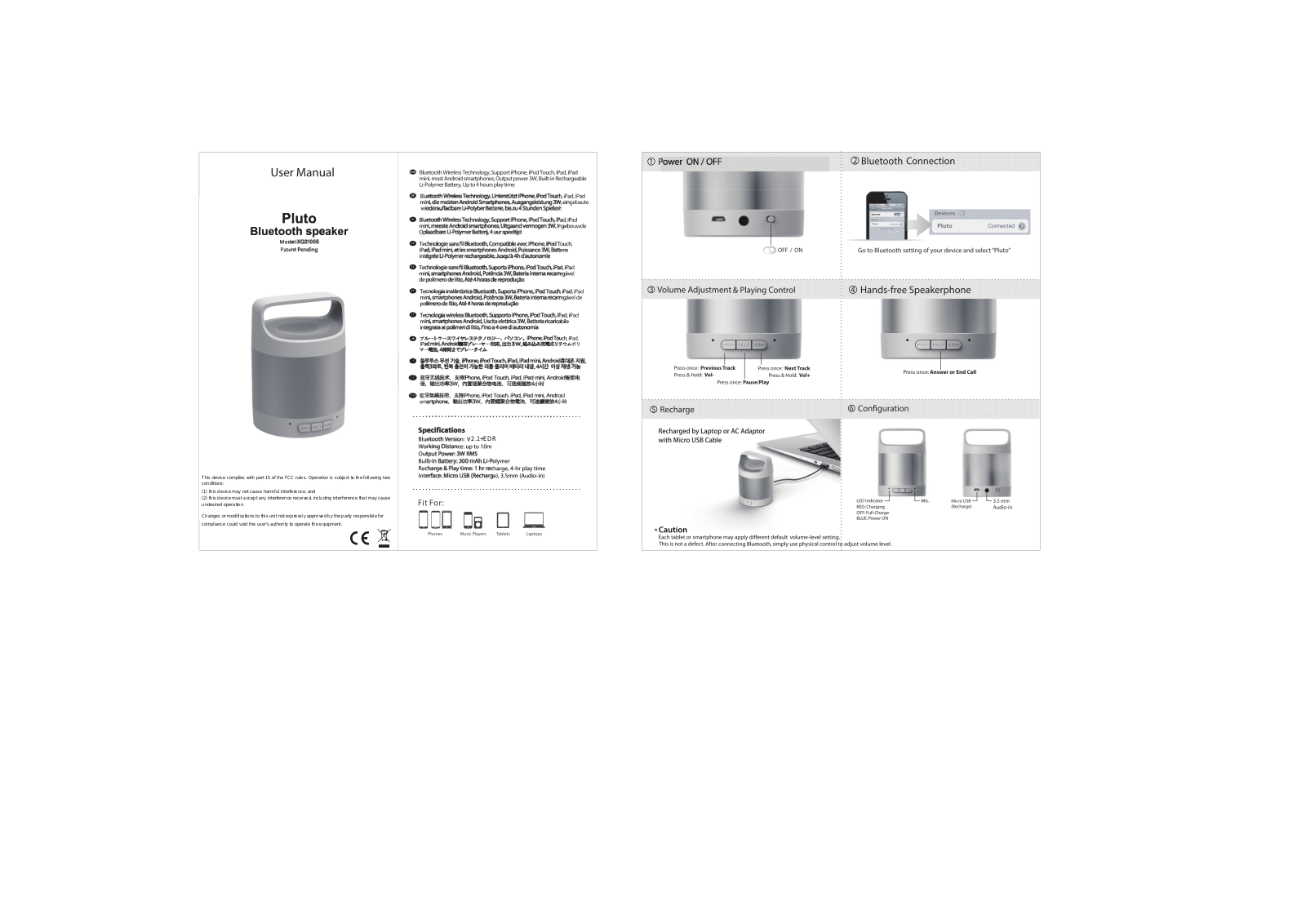 Xoopar XG31005 User Manual