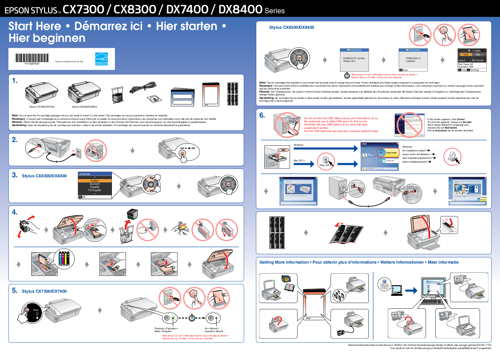 EPSON DX8400, DX8450 User Manual