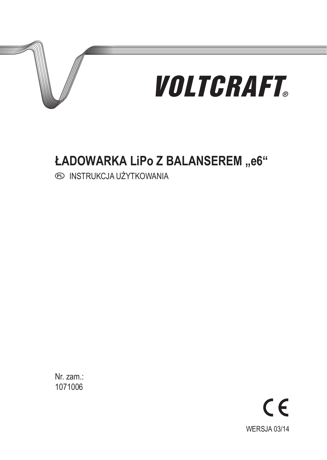 VOLTCRAFT e6 User guide