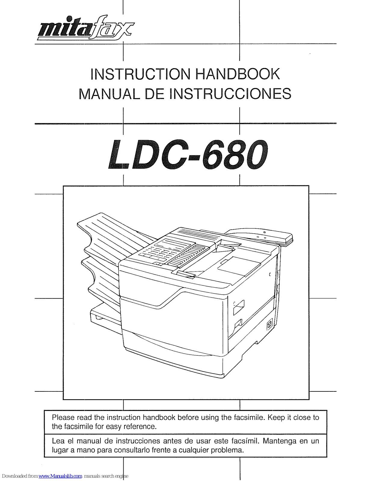 Mita LDC-680 Instructions Manual - ManualMachine.com
