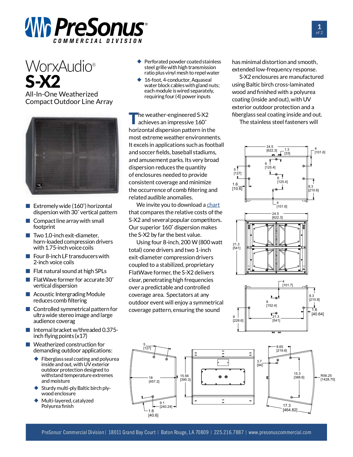 PreSonus S-X2 User Manual