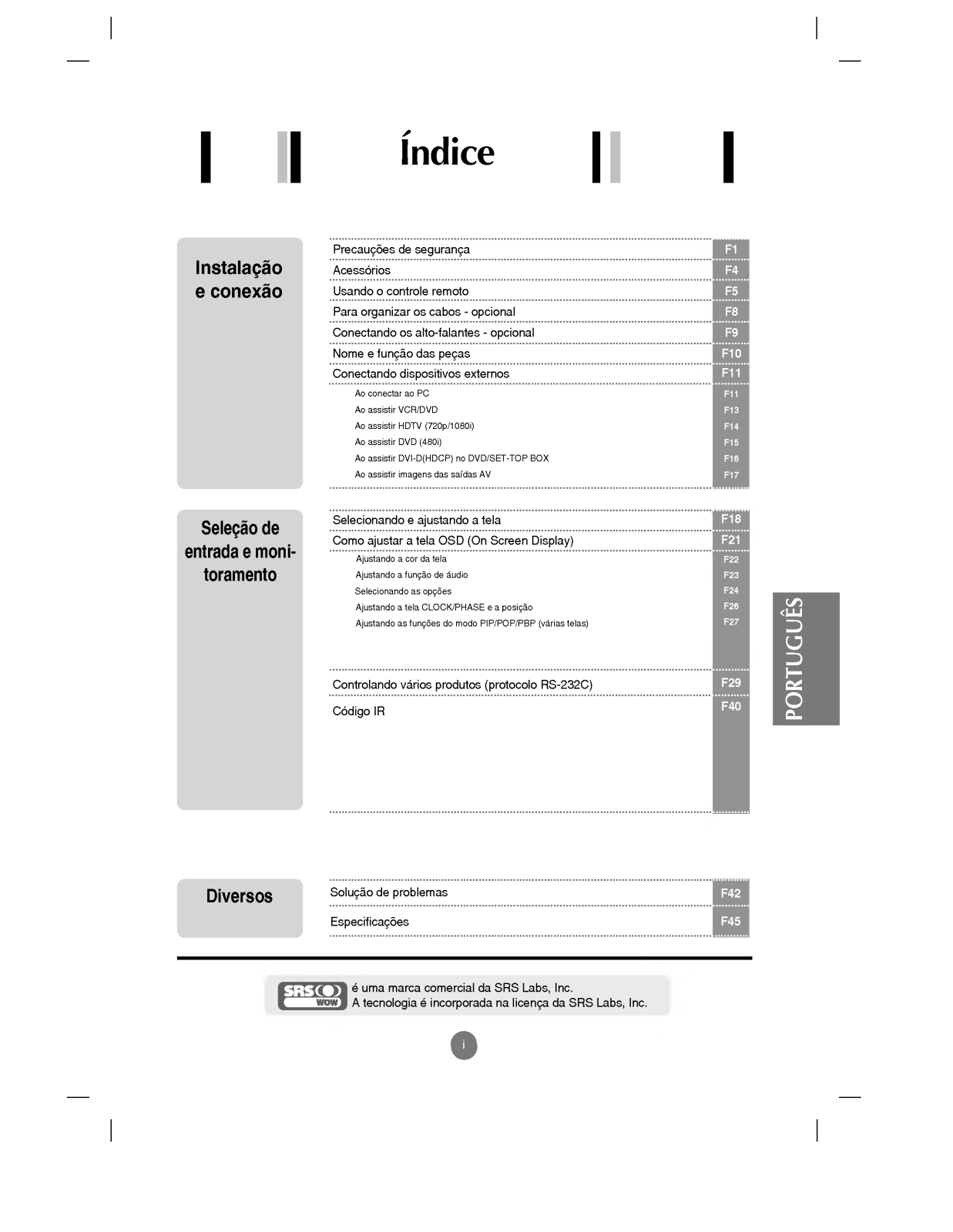 Lg L3200AK, L3700A, L3200AFK, L3200A User Manual