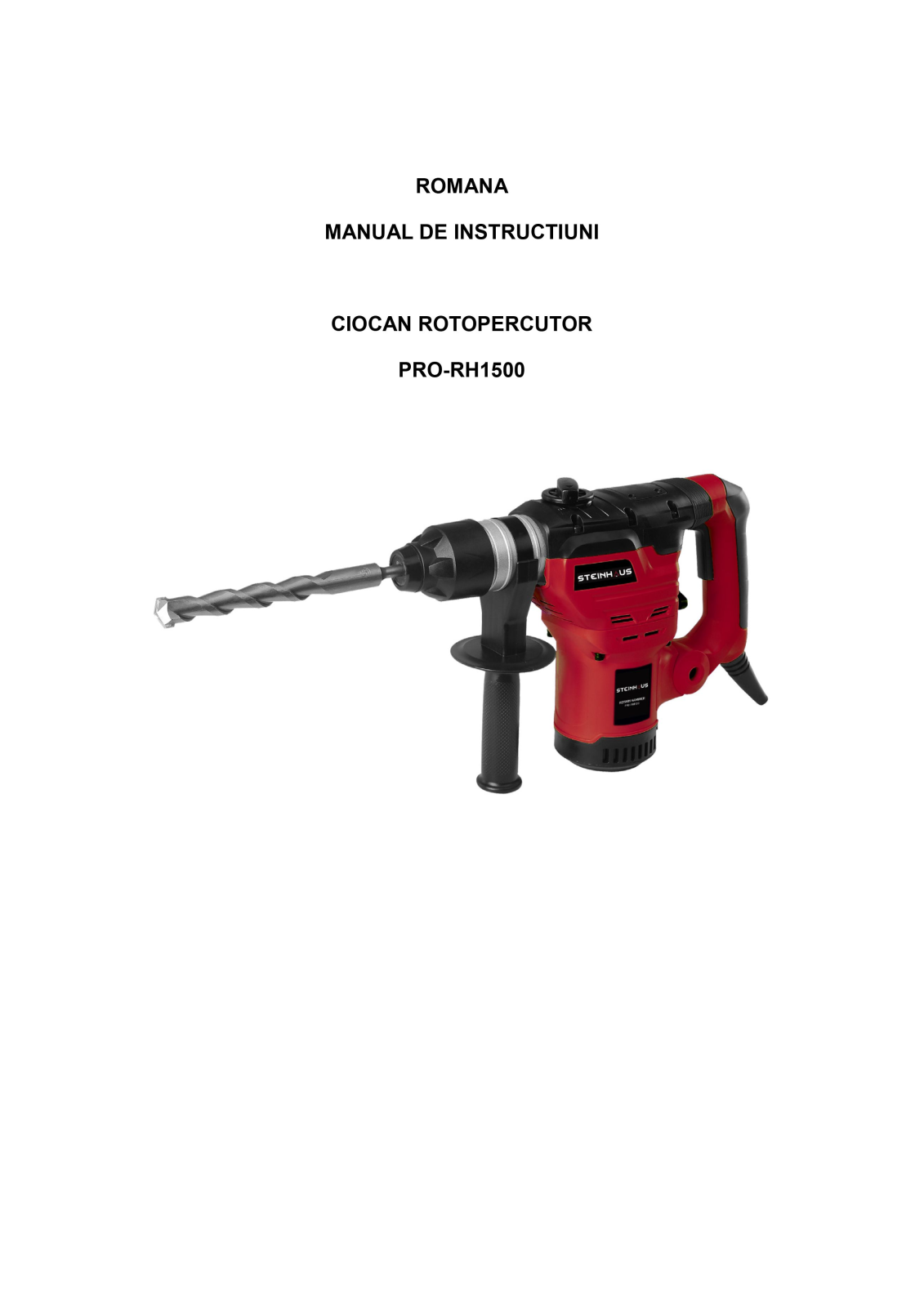Steinhaus PRO-RH1500 User guide - ManualMachine.com