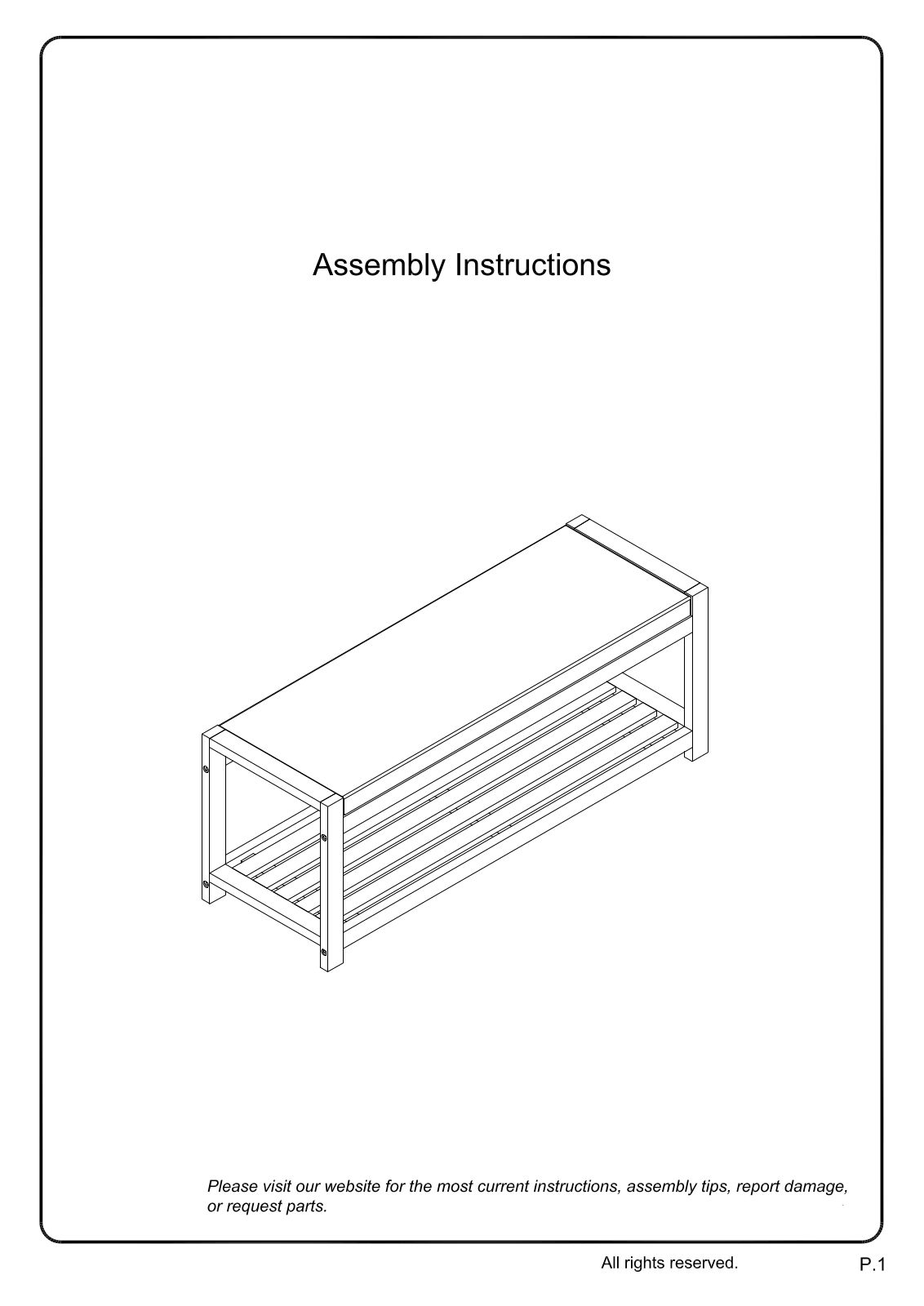 Sand & Stable W006701039 Assembly Instructions - ManualMachine.com
