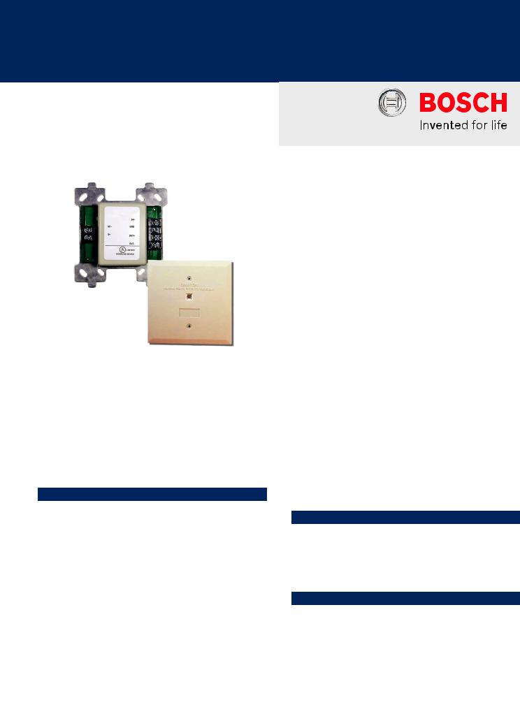 Bosch FLM-325-NAI4, FLM-325-NA4 Specsheet