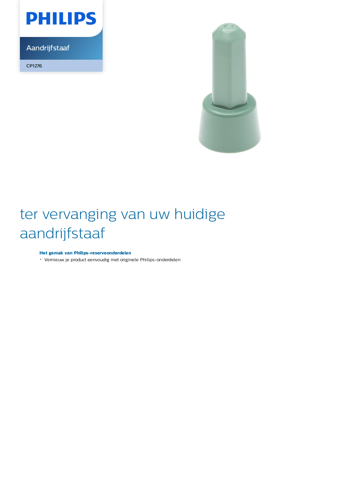 Philips CP1276/01 Leaflet - ManualMachine.com