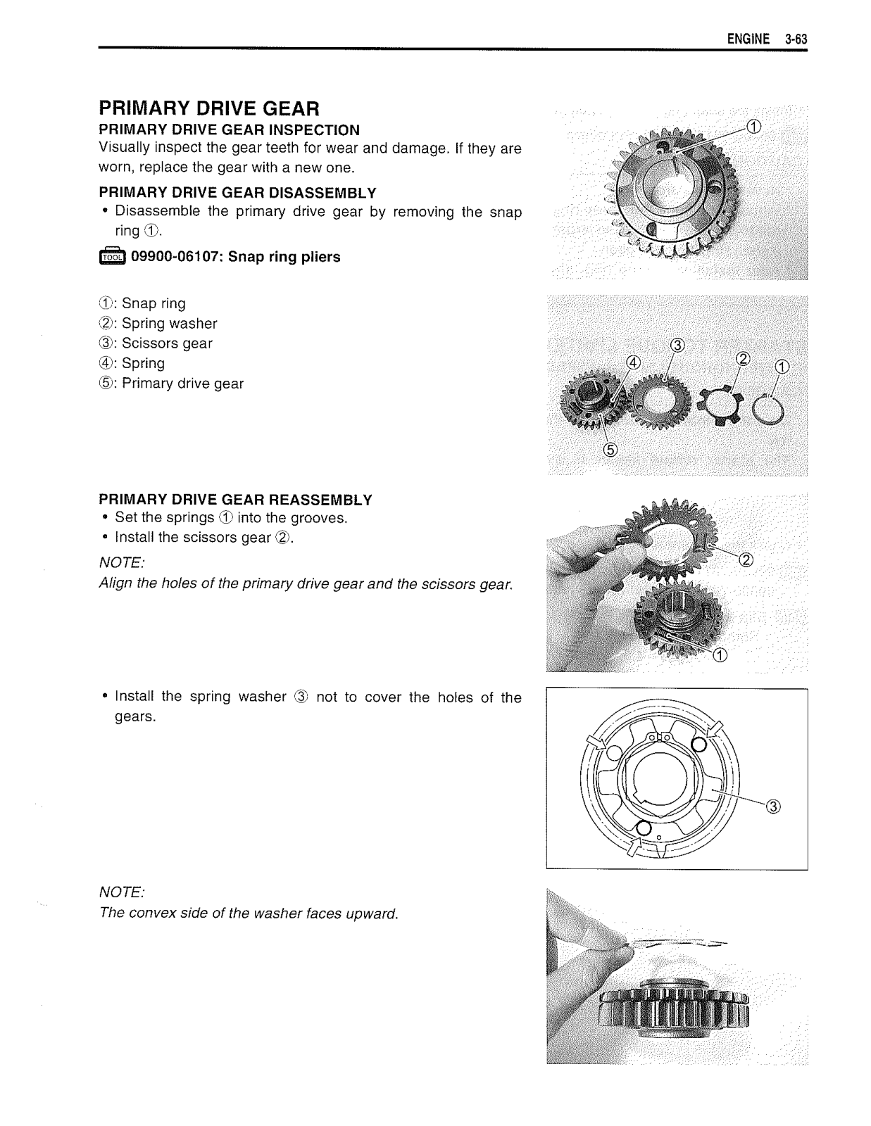 Suzuki DL1000V VSTROM Service Manual 3B Engine