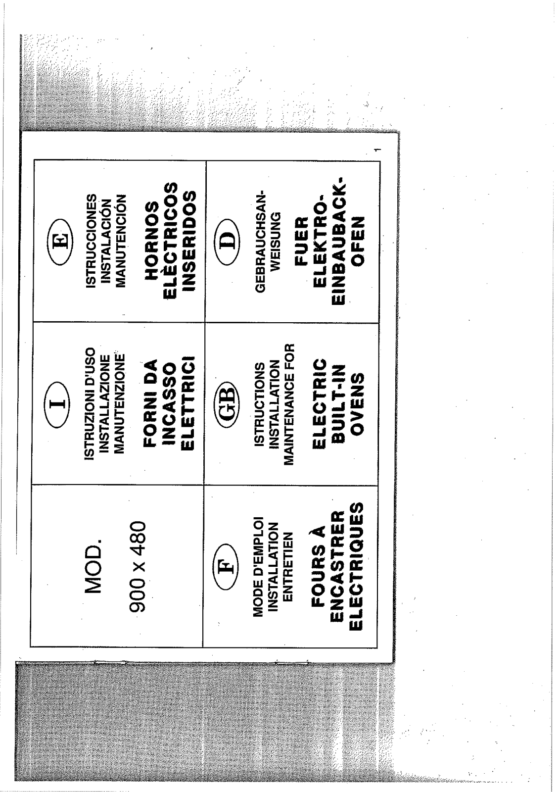 Candy FO F319 User Manual