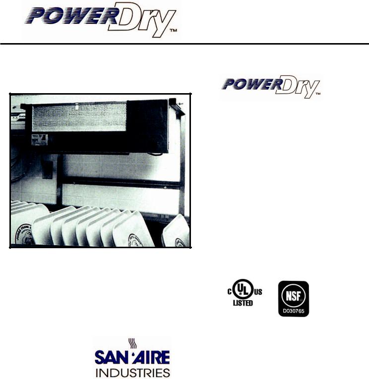 San Aire PD-100-M Manual