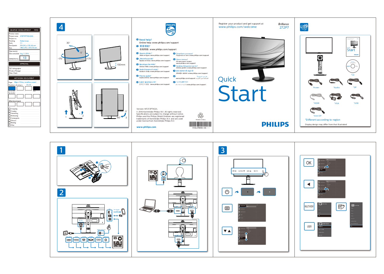 Philips 272P7, 272P7VPTKEB, 272P7VPTKB User Manual