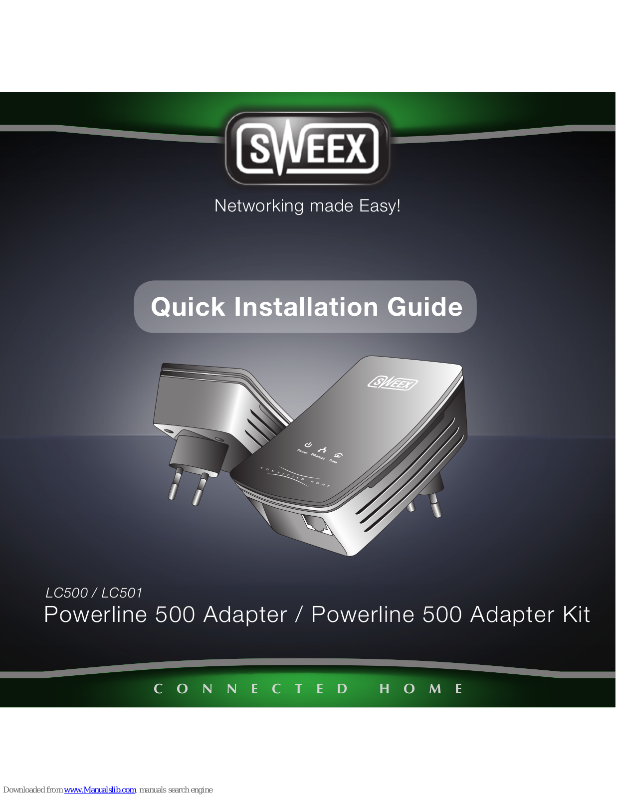 SWEEX LC500, LC501 Quick Installation Manual