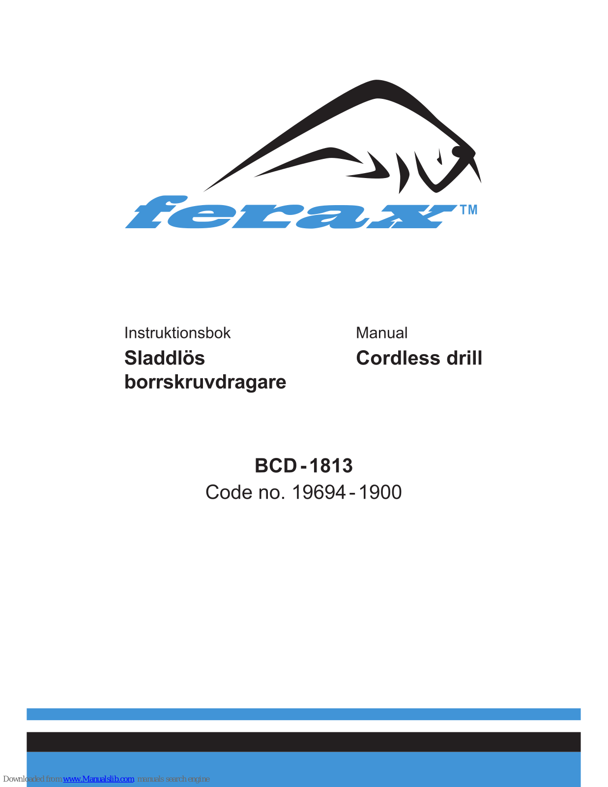 Ferax BCD-1813, BCD-1013 User Manual - ManualMachine.com