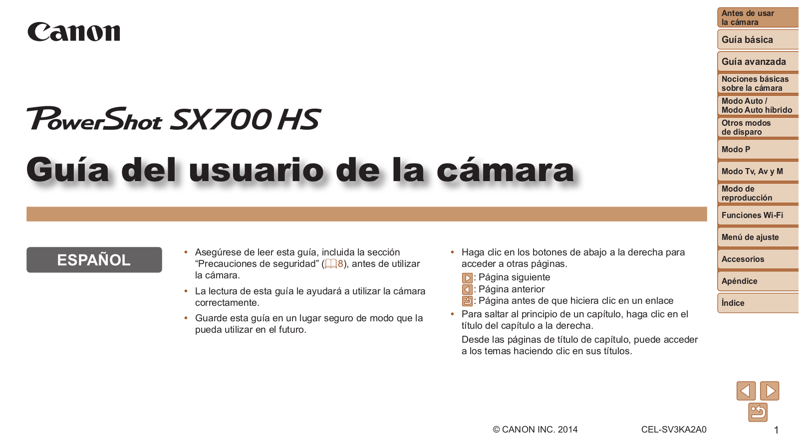 Canon SX700 HS User Manual