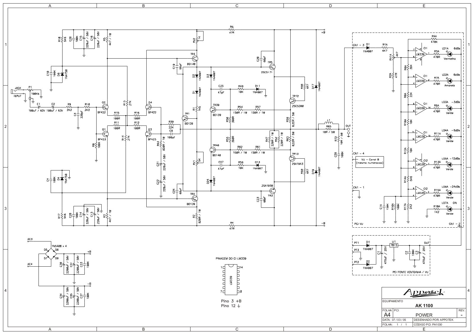 APPOTEK AK-1100 Schematic - ManualMachine.com