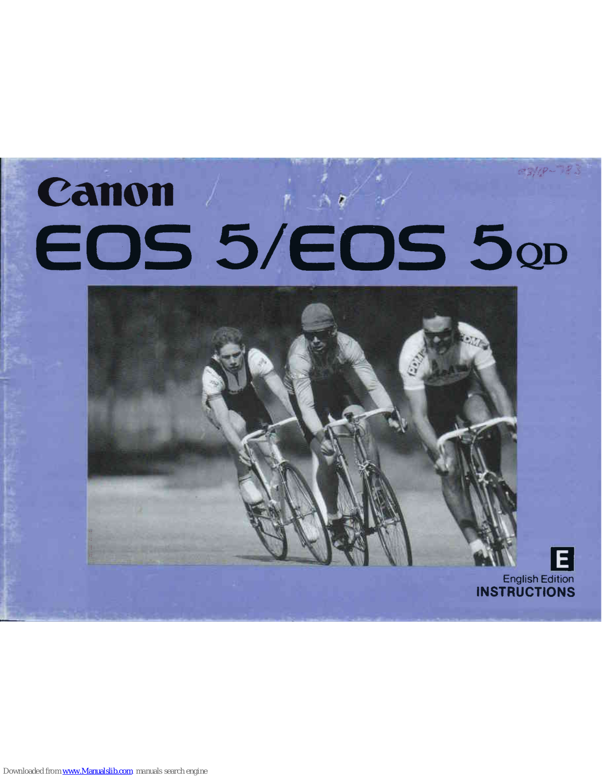 Canon EOS 5QD, EOS 5 Instructions Manual