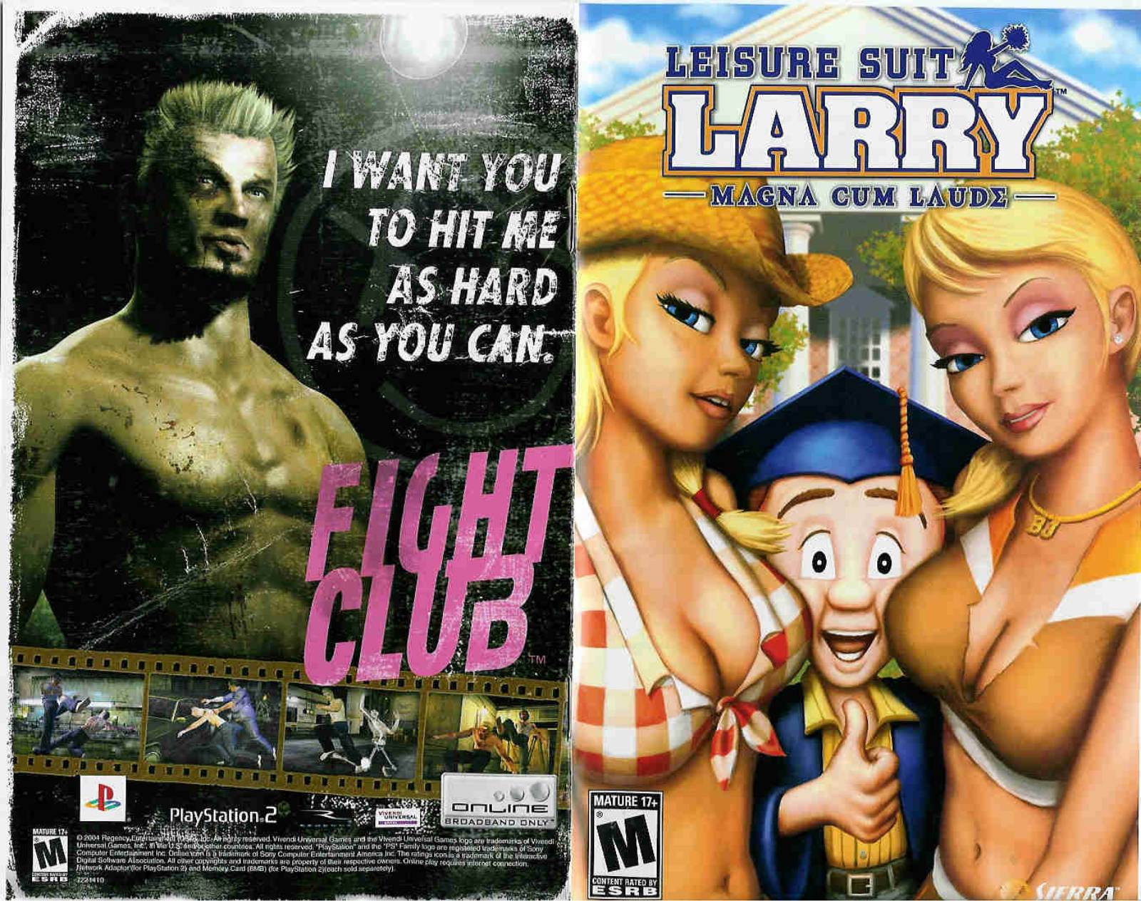 Games PS2 LEISURE SUIT LARRY-MAGNA CUM LAUDE User Manual