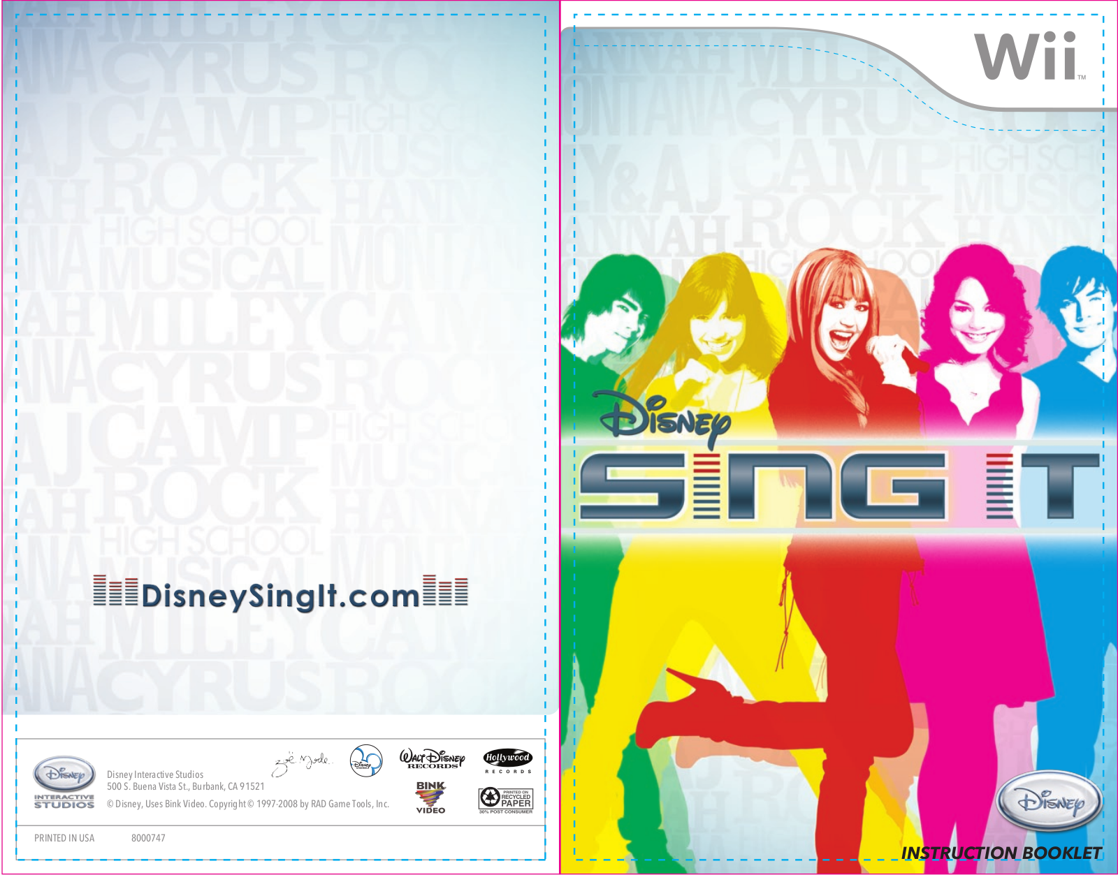 Disney PlayStation 3 Sing It User Manual