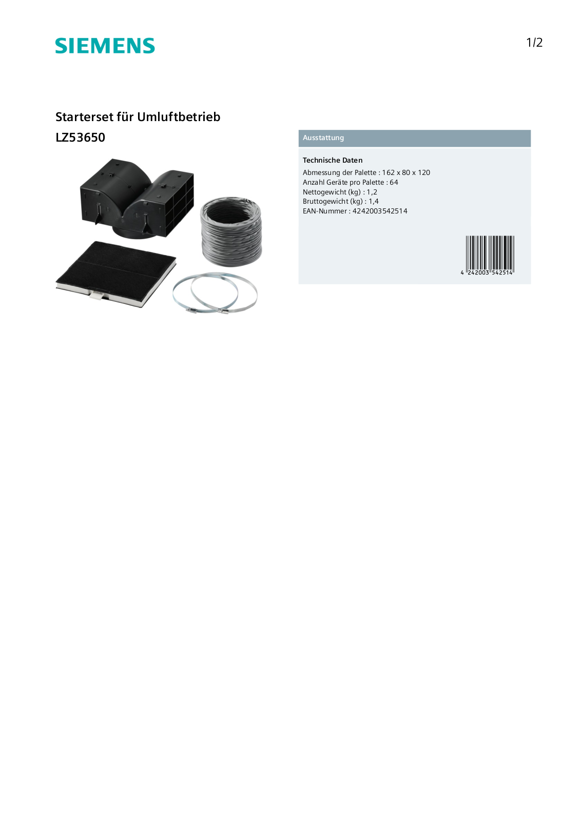 Siemens LZ53650 User Manual