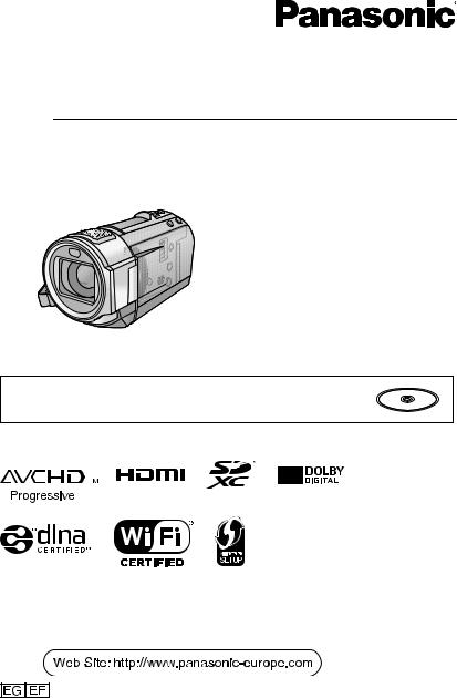 PANASONIC HC-V720EF-K User Manual