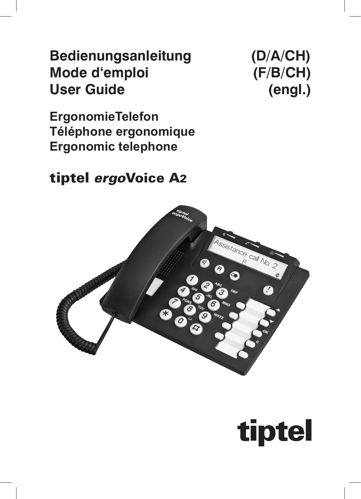 Tiptel ergoVoice A2 User Manual