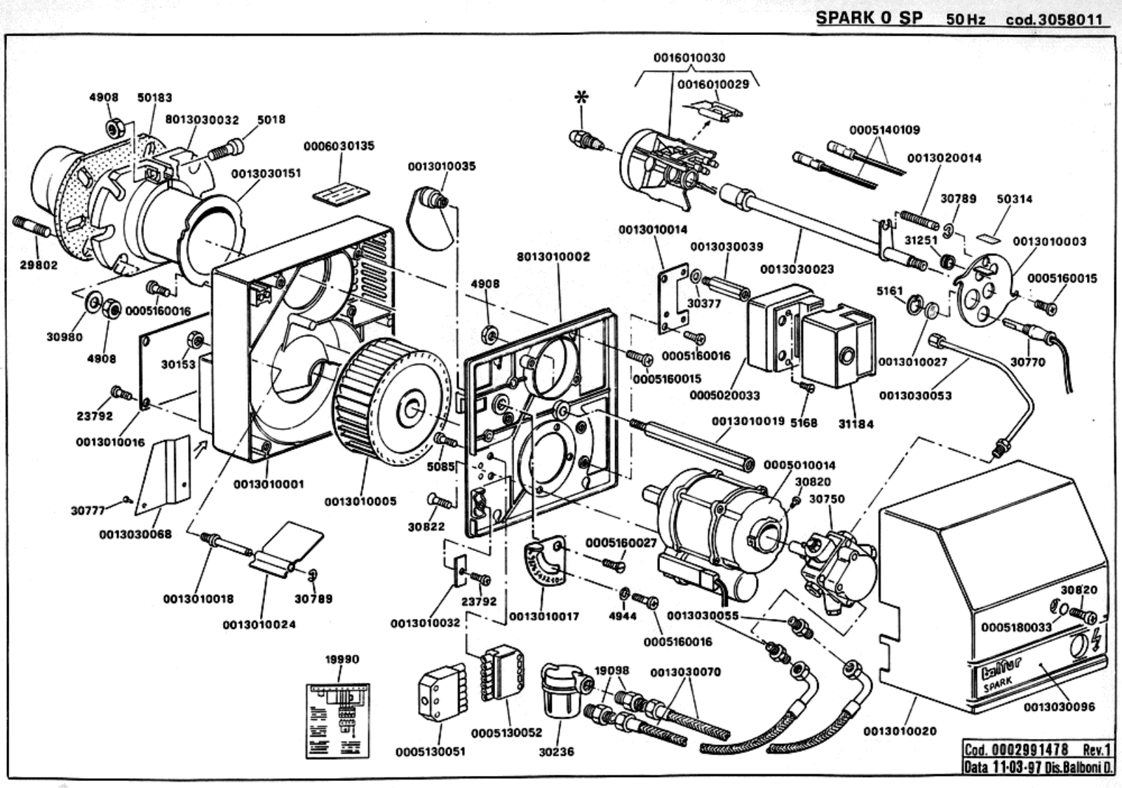 Baltur SPARK 0 SP User Manual