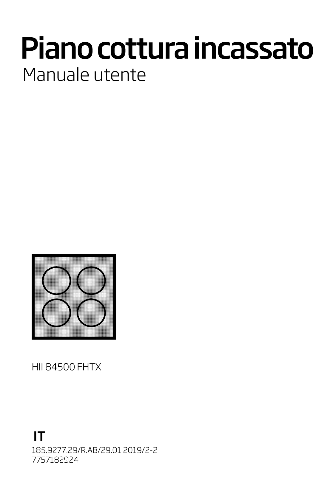 Beko HII 84500 FHTX User manual