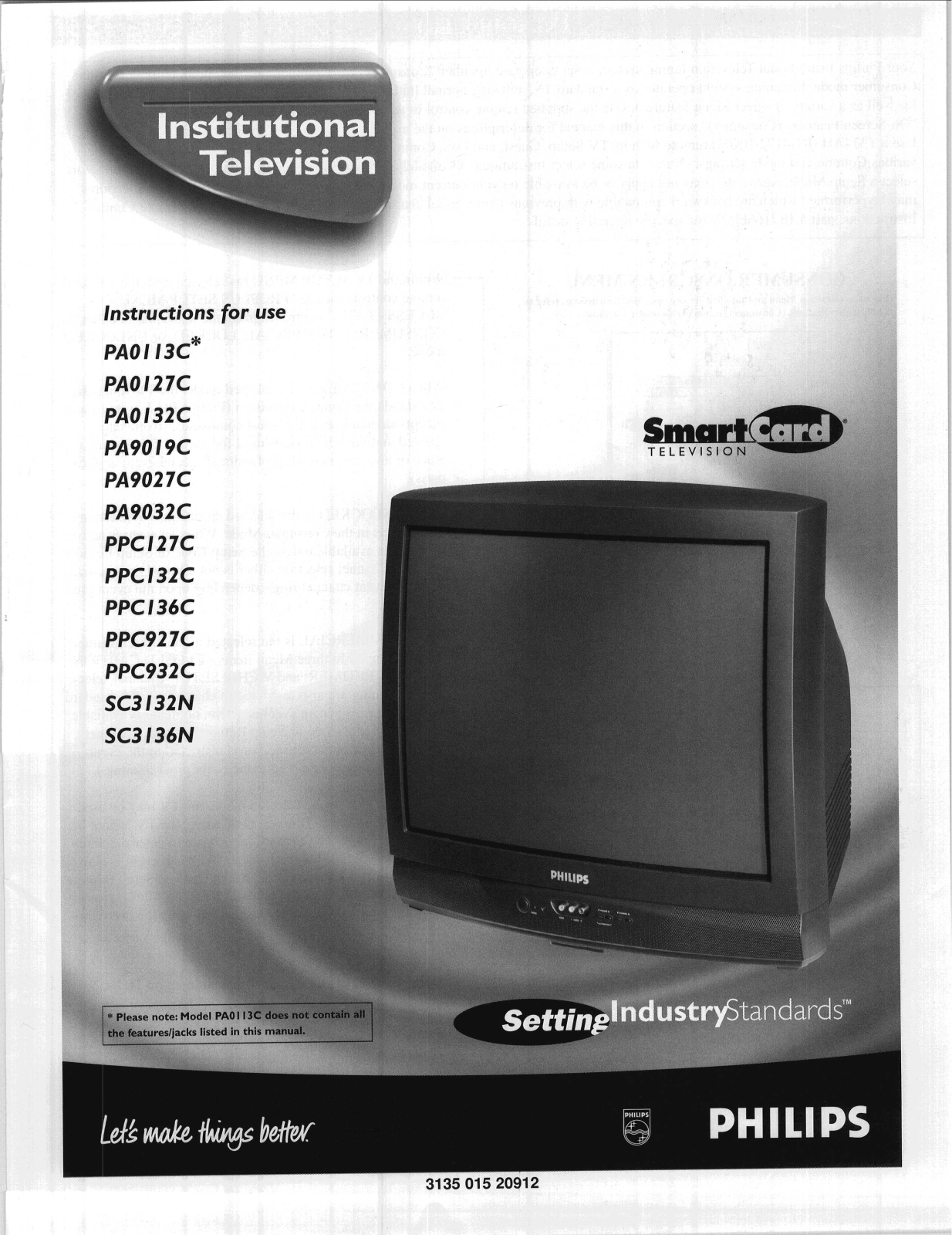 Philips PA9032C User Manual