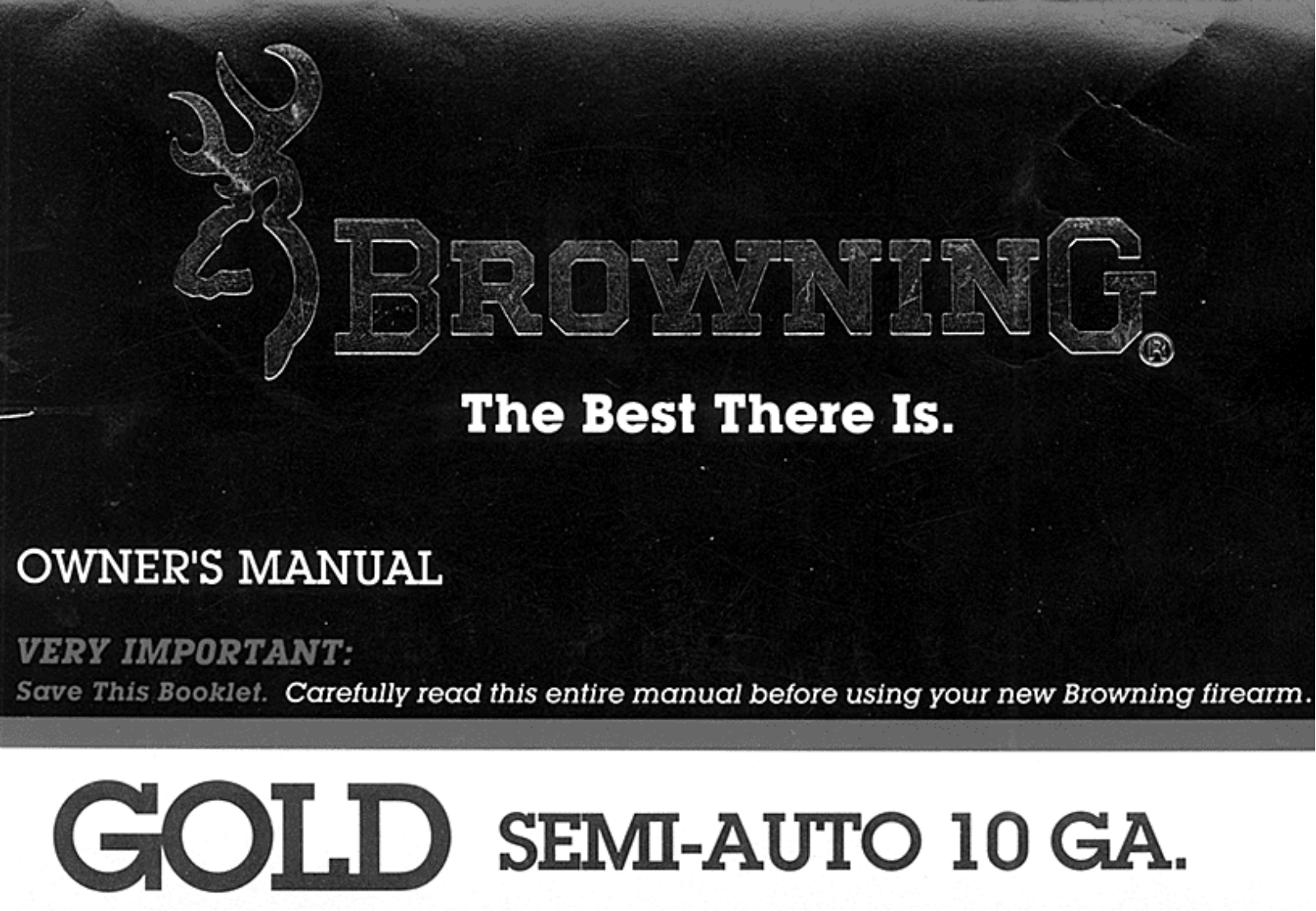 Browning Gold 10 ga Owner's Manual