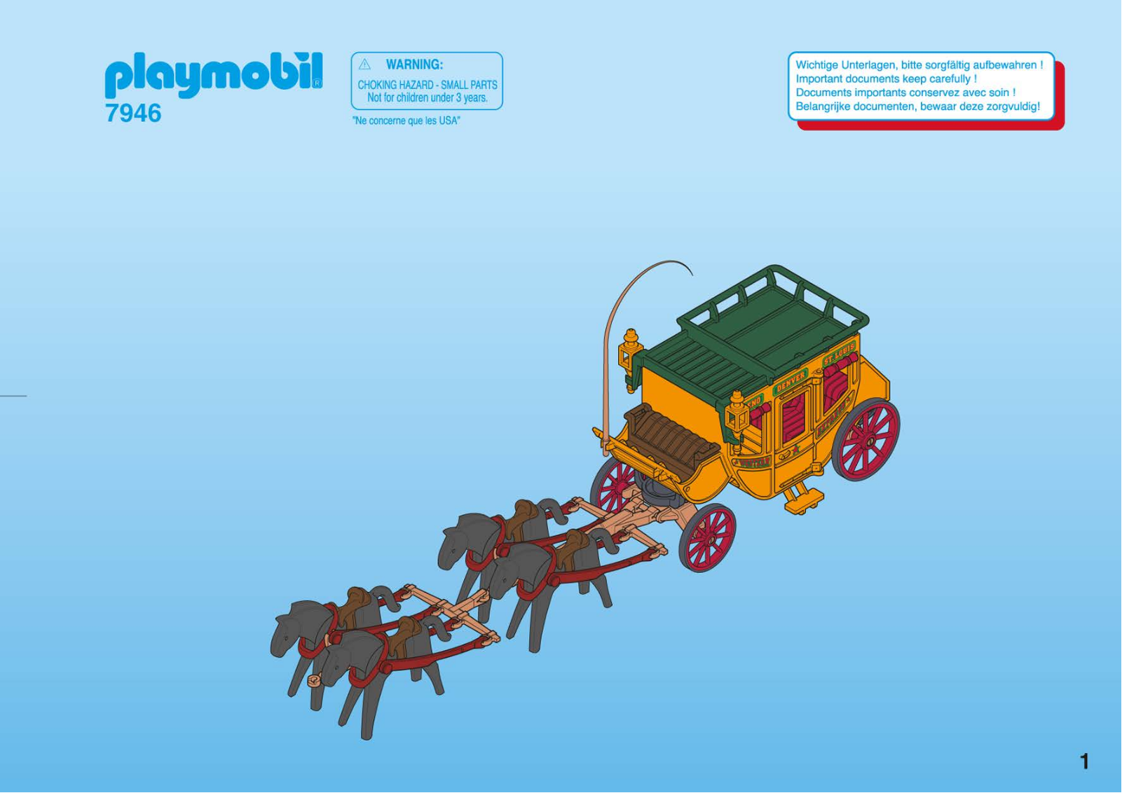 Playmobil 7946 Instructions